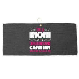 Rural Carriers Mom Mail Postal Worker Postman Mother's Day Large Microfiber Waffle Golf Towel