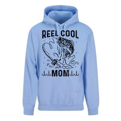 Reel Cool Mama Fishing Mom Fishing Lovers Retro Gift Unisex Surf Hoodie