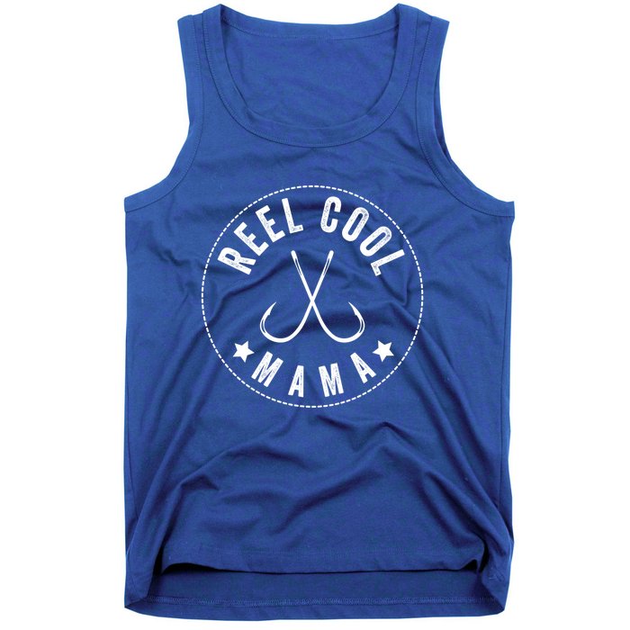 Reel Cool Mama Moms Who Fish Fishing Gift Tank Top