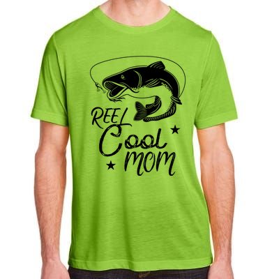 Reel Cool Mom Fathers Day Fishing Mom Great Gift Adult ChromaSoft Performance T-Shirt