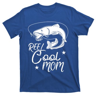 Reel Cool Mom Fathers Day Fishing Mom Great Gift T-Shirt