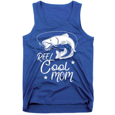 Reel Cool Mom Fathers Day Fishing Mom Great Gift Tank Top