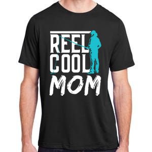 Reel Cool Mom Fisher Fish Hobby Fisher Fishing Mother Cool Gift Adult ChromaSoft Performance T-Shirt