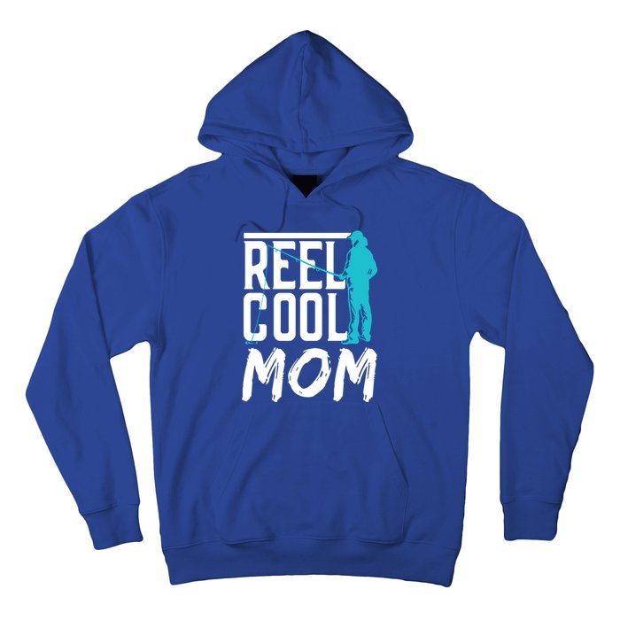 Reel Cool Mom Fisher Fish Hobby Fisher Fishing Mother Cool Gift Hoodie