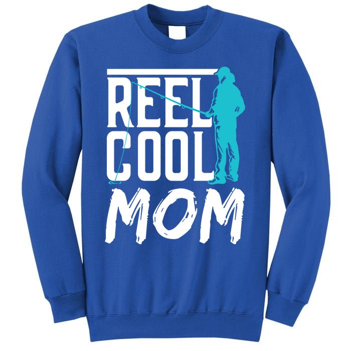 Reel Cool Mom Fisher Fish Hobby Fisher Fishing Mother Cool Gift Sweatshirt