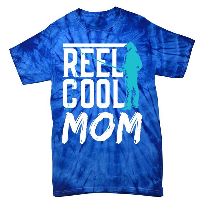 Reel Cool Mom Fisher Fish Hobby Fisher Fishing Mother Cool Gift Tie-Dye T-Shirt