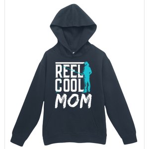 Reel Cool Mom Fisher Fish Hobby Fisher Fishing Mother Cool Gift Urban Pullover Hoodie