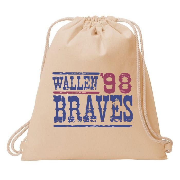 Retro Country Music Singer Song 98 Drawstring Bag