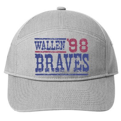 Retro Country Music Singer Song 98 7-Panel Snapback Hat