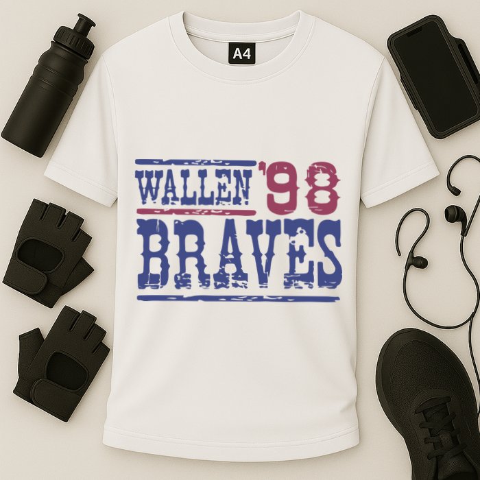 Retro Country Music Singer Song 98 Cooling Performance Crew T-Shirt