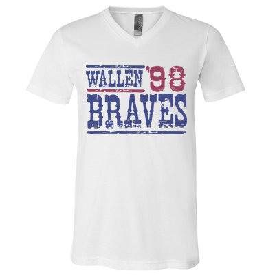 Retro Country Music Singer Song 98 V-Neck T-Shirt
