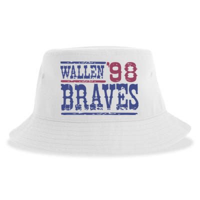 Retro Country Music Singer Song 98 Sustainable Bucket Hat