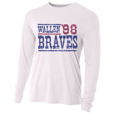 Retro Country Music Singer Song 98 Cooling Performance Long Sleeve Crew