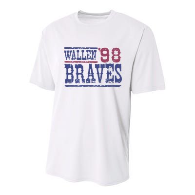 Retro Country Music Singer Song 98 Youth Performance Sprint T-Shirt