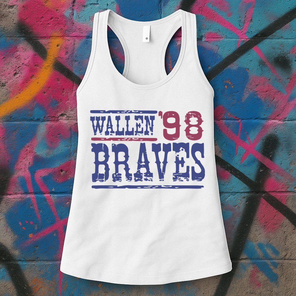 Retro Country Music Singer Song 98 Womens Tank Top