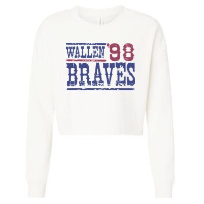 Retro Country Music Singer Song 98 Cropped Pullover Crew