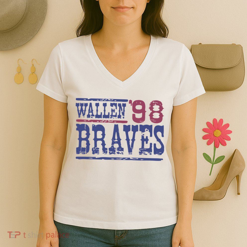 Retro Country Music Singer Song 98 Women's V-Neck T-Shirt