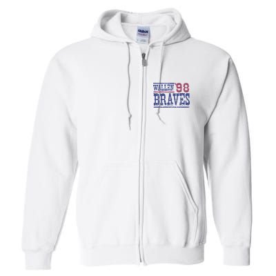 Retro Country Music Singer Song 98 Full Zip Hoodie