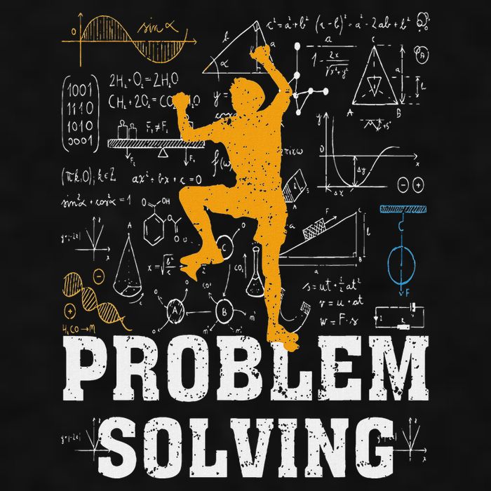Rock Climbing Math Lover Problem Solving Mathematician Ladies PosiCharge Tri-Blend Wicking Tank