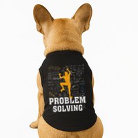 Rock Climbing Math Lover Problem Solving Mathematician Doggie Tank