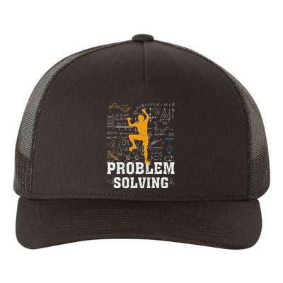 Rock Climbing Math Lover Problem Solving Mathematician Yupoong Adult 5-Panel Trucker Hat