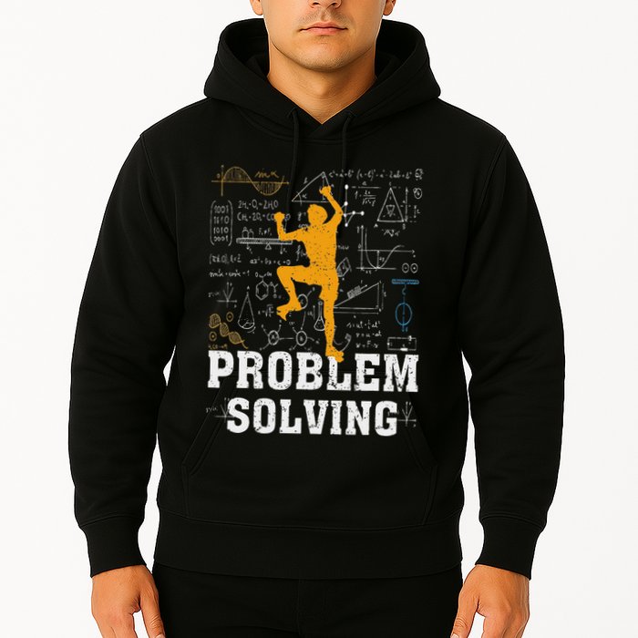 Rock Climbing Math Lover Problem Solving Mathematician Hoodie