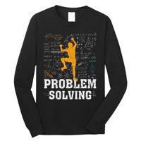 Rock Climbing Math Lover Problem Solving Mathematician Long Sleeve Shirt