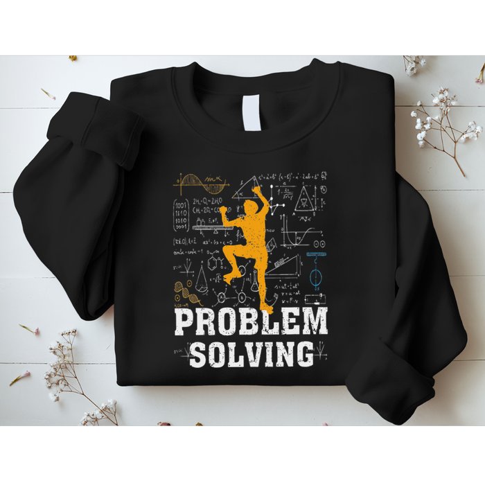 Rock Climbing Math Lover Problem Solving Mathematician Sweatshirt