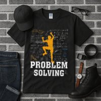 Rock Climbing Math Lover Problem Solving Mathematician Tall T-Shirt