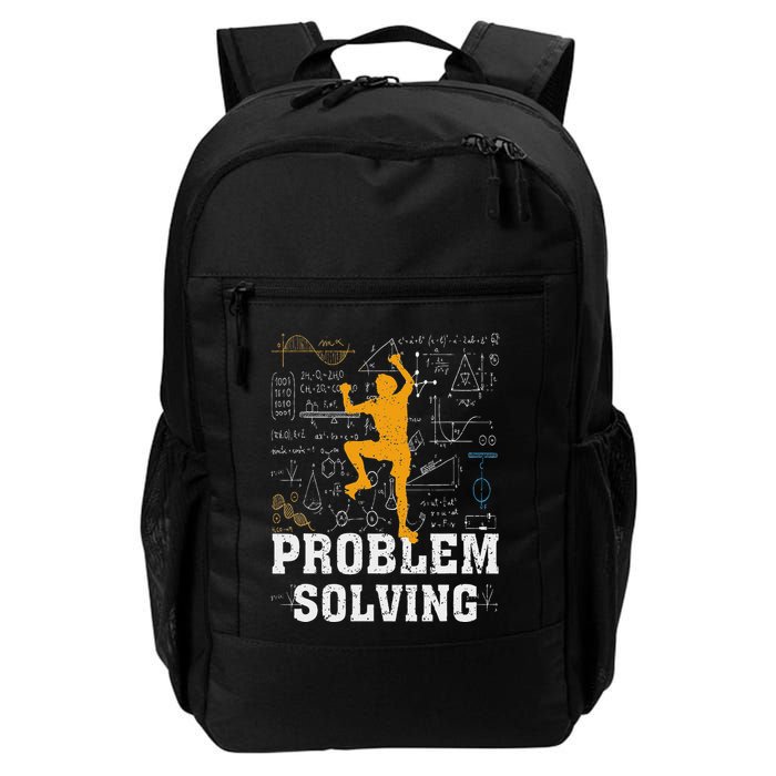 Rock Climbing Math Lover Problem Solving Mathematician Daily Commute Backpack