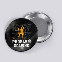 Rock Climbing Math Lover Problem Solving Mathematician Button