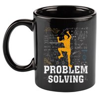 Rock Climbing Math Lover Problem Solving Mathematician 11oz C Handle Ceramic Mug