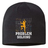 Rock Climbing Math Lover Problem Solving Mathematician Sustainable Beanie