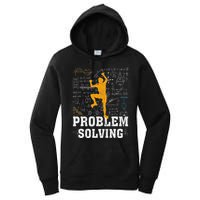 Rock Climbing Math Lover Problem Solving Mathematician Women's Pullover Hoodie