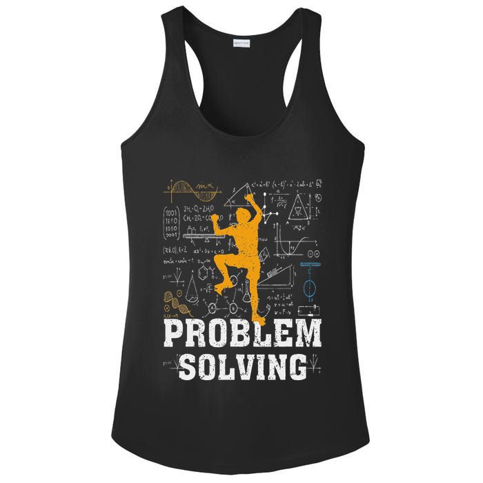 Rock Climbing Math Lover Problem Solving Mathematician Ladies PosiCharge Competitor Racerback Tank