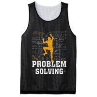 Rock Climbing Math Lover Problem Solving Mathematician Mesh Reversible Basketball Jersey Tank