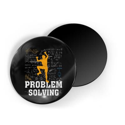 Rock Climbing Math Lover Problem Solving Mathematician Magnet