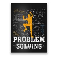 Rock Climbing Math Lover Problem Solving Mathematician Poster