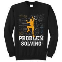 Rock Climbing Math Lover Problem Solving Mathematician Tall Sweatshirt