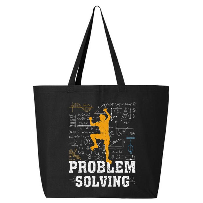 Rock Climbing Math Lover Problem Solving Mathematician 25L Jumbo Tote