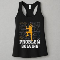 Rock Climbing Math Lover Problem Solving Mathematician Womens Tank Top