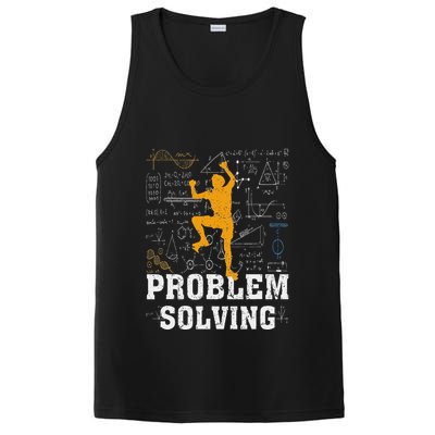 Rock Climbing Math Lover Problem Solving Mathematician PosiCharge Competitor Tank