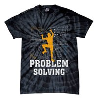 Rock Climbing Math Lover Problem Solving Mathematician Tie-Dye T-Shirt