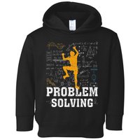 Rock Climbing Math Lover Problem Solving Mathematician Toddler Hoodie