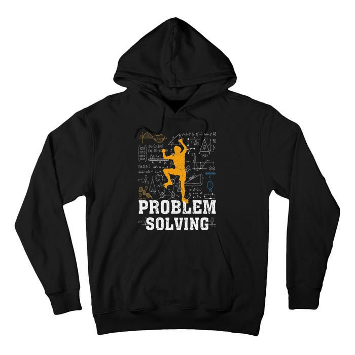 Rock Climbing Math Lover Problem Solving Mathematician Tall Hoodie