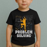 Rock Climbing Math Lover Problem Solving Mathematician Toddler T-Shirt