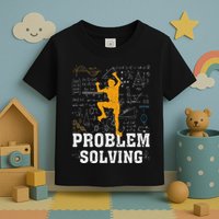 Rock Climbing Math Lover Problem Solving Mathematician Toddler T-Shirt