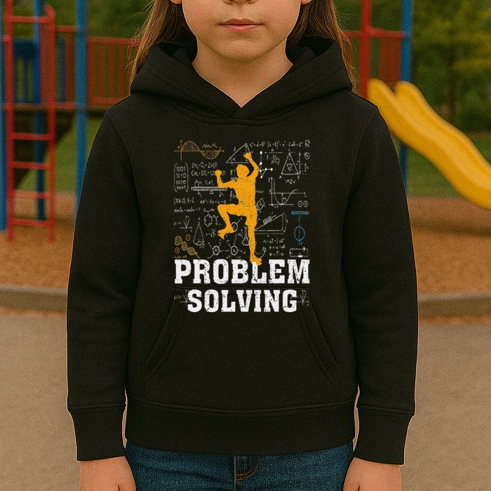 Rock Climbing Math Lover Problem Solving Mathematician Kids Hoodie