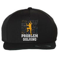 Rock Climbing Math Lover Problem Solving Mathematician Wool Snapback Cap