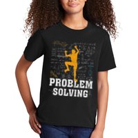 Rock Climbing Math Lover Problem Solving Mathematician Kids T-Shirt